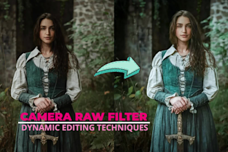 do adobe photoshop editing, retouching and color grading