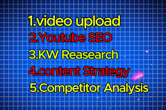 be your expert youtube channel manager