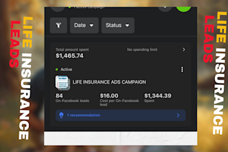 generate life insurance leads, life insurance leads, life insurance facebook ads