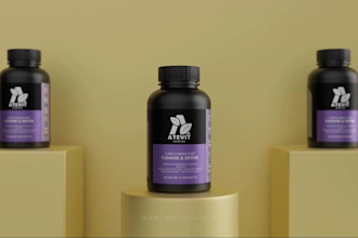 3d supplement bottle animation 3d pill bottle label pharmaceutical medical video