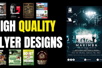 design a beautiful flyer or poster