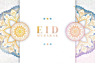 create eid mubarak video or eid al adha greetings