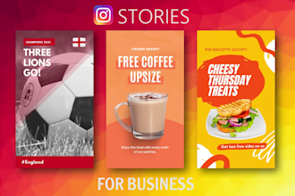 create animated instagram stories ad for business