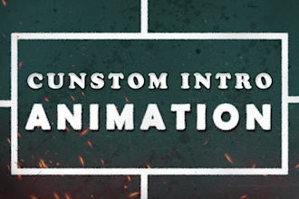 edit custom youtube intro video