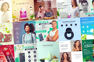 design amazon listing images and amazon a plus content