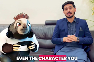 create pixar quality 3d character modeling and 3d animation