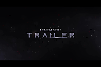 cinematic intro, trailer, teaser, brand promo video