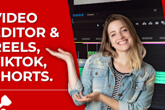 edit viral reels, tiktok, and youtube shorts for high retention