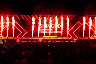 create concert show billboard animation for led wall, led screen and stage show