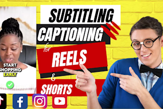 add captions on youtube shorts instagram fb reels tiktok videos