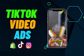 create tik tok video ads, tiktok ads and dropshipping video ads