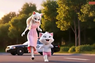 do ai cat video ai 3d cartoon animation for your channel