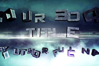 create this epic science fiction book trailer promo