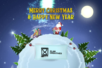 create a christmas greeting video