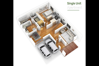 do attractive and realistic 3d floor plan rendering