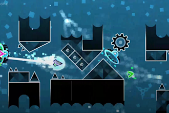 make a geometry dash layout
