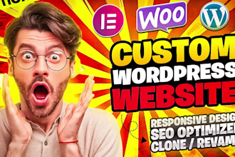 build or rebuild wordpress website