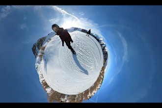 edit skiing insta360 VR drone video professionally