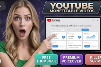 create ai monetizable videos for youtube