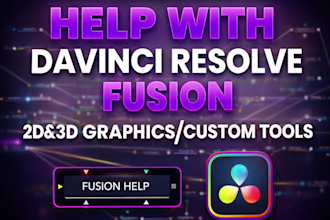 help with fusion workflows in davinci resolve