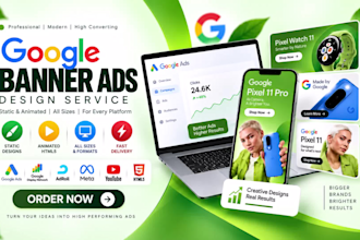 design creative HTML5 banners for google display ads