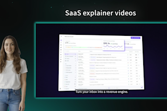 create a premium saas explainer video and UI animation