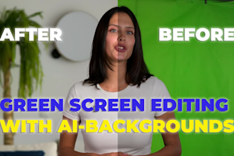 edit green screen and create realistic backgrounds with ai