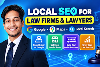 do monthly local SEO for law firms and lawyers