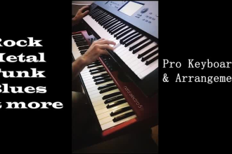 record pro piano, organ and synthesizers for your song