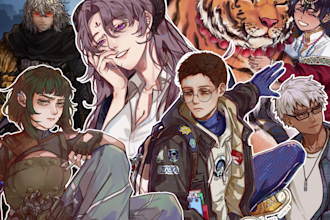 draw any character you want, your oc, anime, games and more