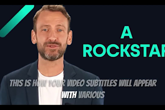 add synced subtitles or captions to your english video