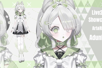 design and rig live2d vtuber model live 2d vtuber avatar and anime vtuber model