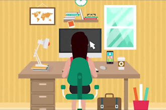 create an animated app and website explainer video