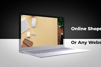 create stunning website promo video