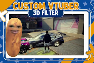 create stunning 3d ar vtuber avatar and filters with face tracking for streaming