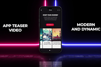 make a short app promo video