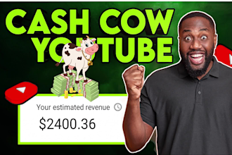 do cash cow video editing, faceless youtube videos