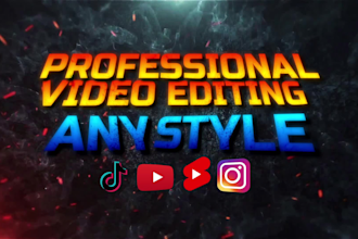 edit and produce videos from stock footage and add captions