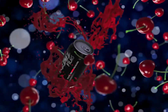 create 3d cgi beverage animation, 3d soda animation, 3d soda rendering,3d bottle