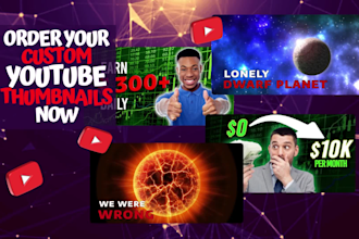 design amazing youtube thumbnail in 1 day