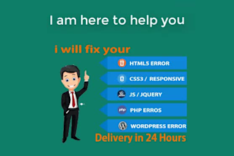 develop a website and fix  your elementor or wordpress issues