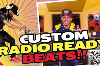 give you a custom background rap instrumental for your project