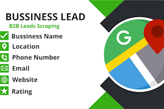 generate quality local business b2b leads with emails from googlemap