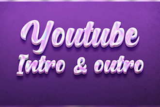 make youtube high quality intro or outro
