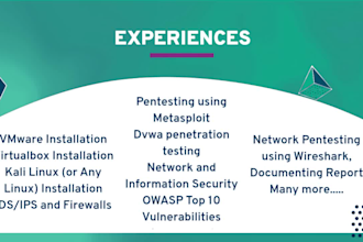 do penetration testing projects with kali linux