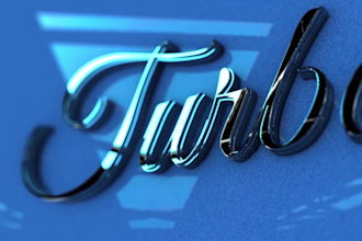 create a stunning 3d classic chrome logo animation intro