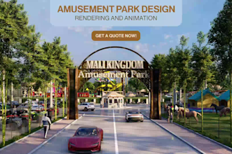 do amazing amusement, theme park resort design
