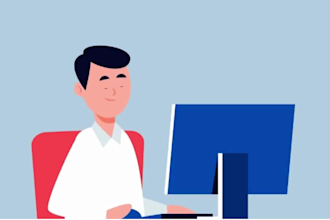 create svg lottie json animations for UI UX websites