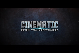 create a cinematic book trailer promo teaser video ads