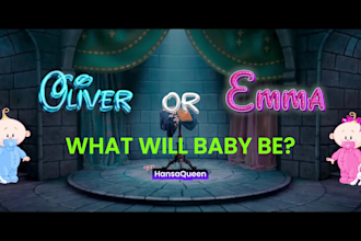 create a custom disneystyle gender reveal video